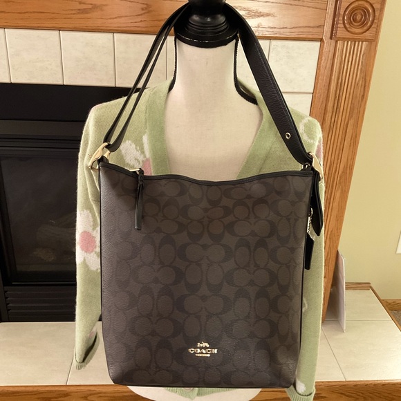 Authentic Coach Val Signature Nah Duffle Handbag - Picture 4 of 13